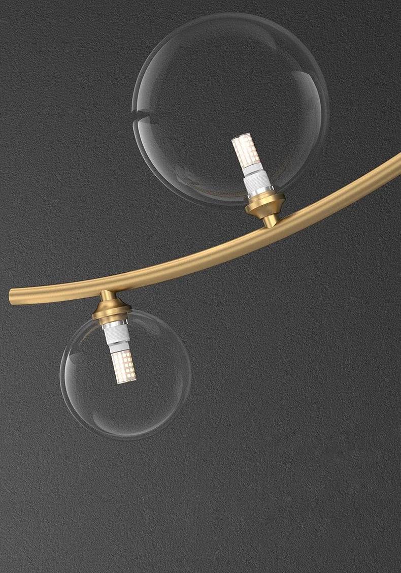 Luminaire Suspension design contemporain argenté – Référence : Mariselle4823- - Nexa Lights