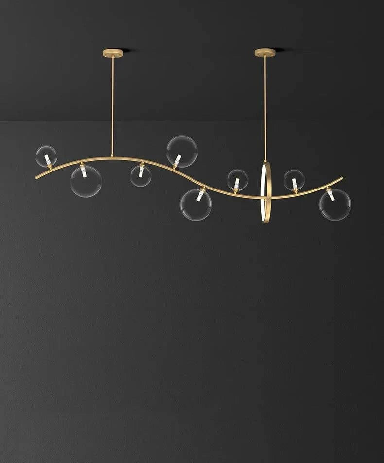 Luminaire Suspension design contemporain argenté – Référence : Mariselle4823- - Nexa Lights