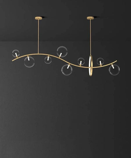 Luminaire Suspension design contemporain argenté – Référence : Mariselle4823- - Nexa Lights
