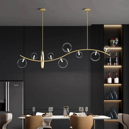 Luminaire Suspension design contemporain argenté – Référence : Mariselle4823- - Nexa Lights