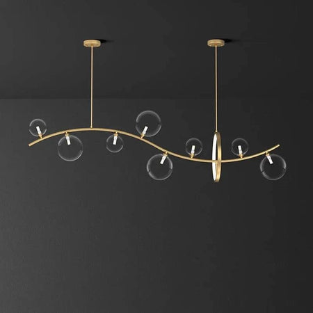 Luminaire Suspension design contemporain argenté – Référence : Mariselle4823- - Nexa Lights