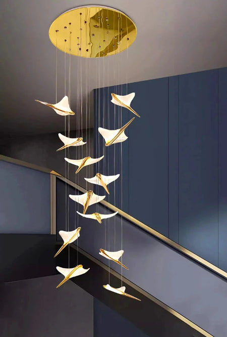 Luminaire Suspension design contemporain argenté – Référence : Marvyn4723- - Nexa Lights