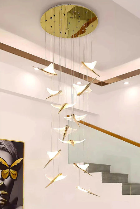 Luminaire Suspension design contemporain argenté – Référence : Marvyn4723- - Nexa Lights