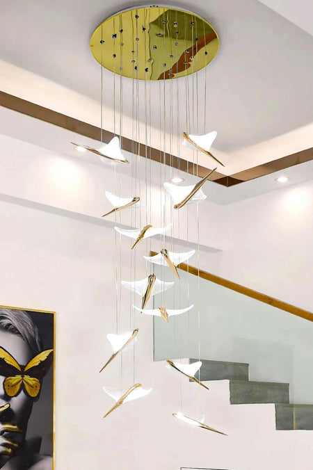 Luminaire Suspension design contemporain argenté – Référence : Marvyn4723- - Nexa Lights