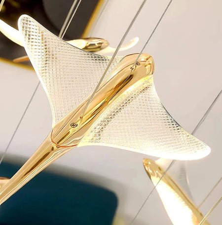 Luminaire Suspension design contemporain argenté – Référence : Marvyn4723- - Nexa Lights