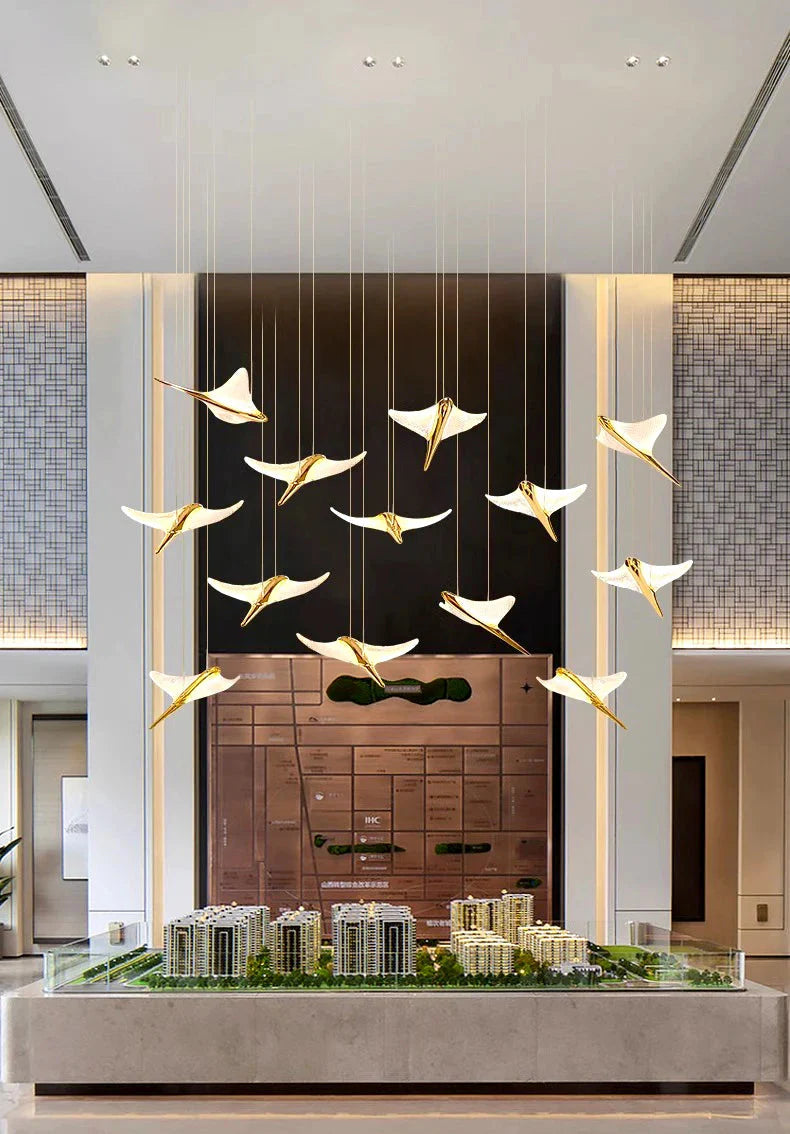 Luminaire Suspension design contemporain argenté – Référence : Marvyn4723- - Nexa Lights