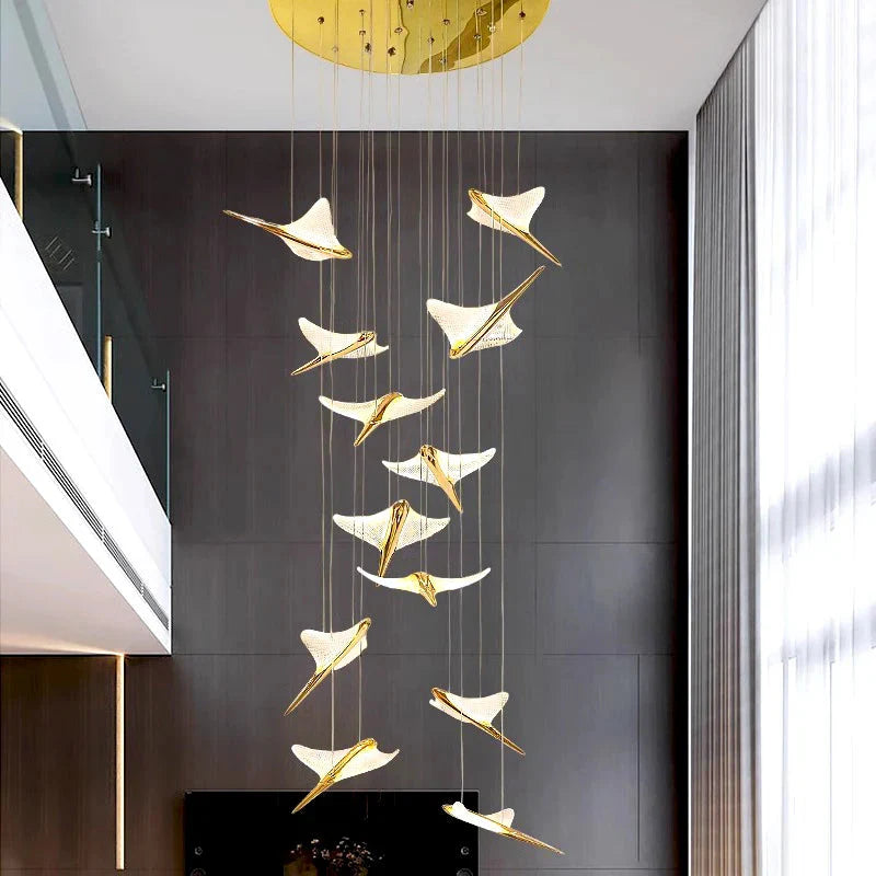 Luminaire Suspension design contemporain argenté – Référence : Marvyn4723- - Nexa Lights