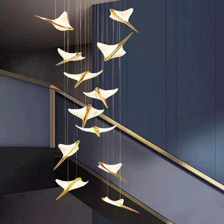 Luminaire Suspension design contemporain argenté – Référence : Marvyn4723- - Nexa Lights