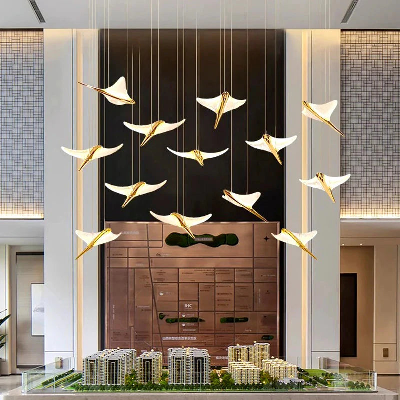 Luminaire Suspension design contemporain argenté – Référence : Marvyn4723- - Nexa Lights