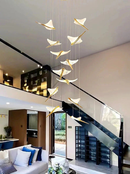 Luminaire Suspension design contemporain argenté – Référence : Marvyn4723- - Nexa Lights