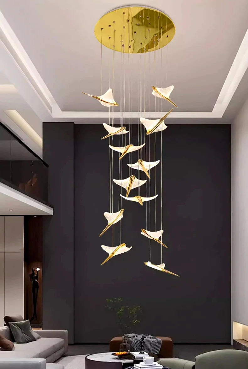 Luminaire Suspension design contemporain argenté – Référence : Marvyn4723- - Nexa Lights