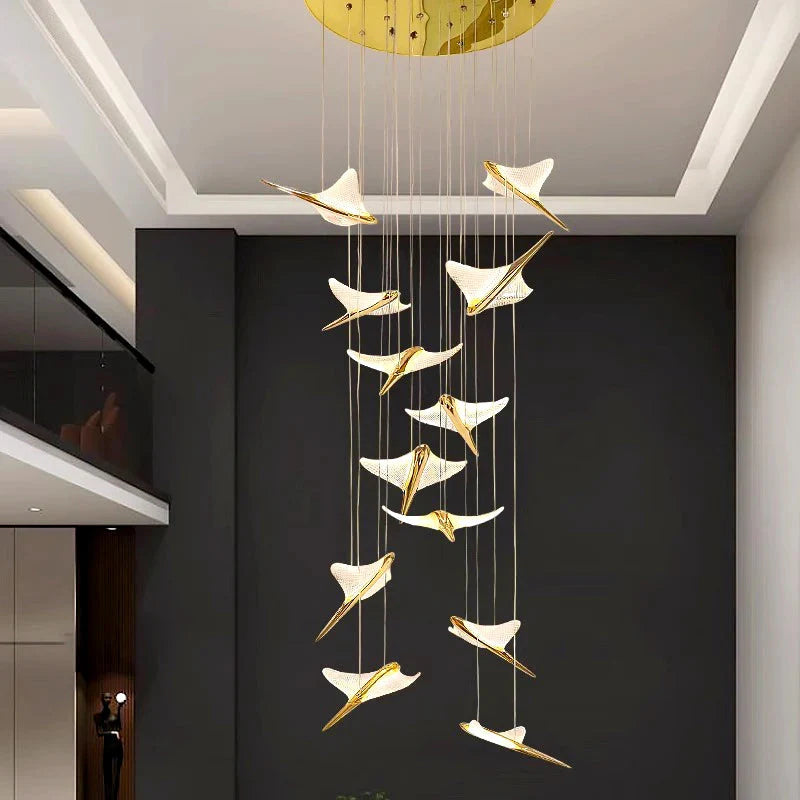 Luminaire Suspension design contemporain argenté – Référence : Marvyn4723- - Nexa Lights