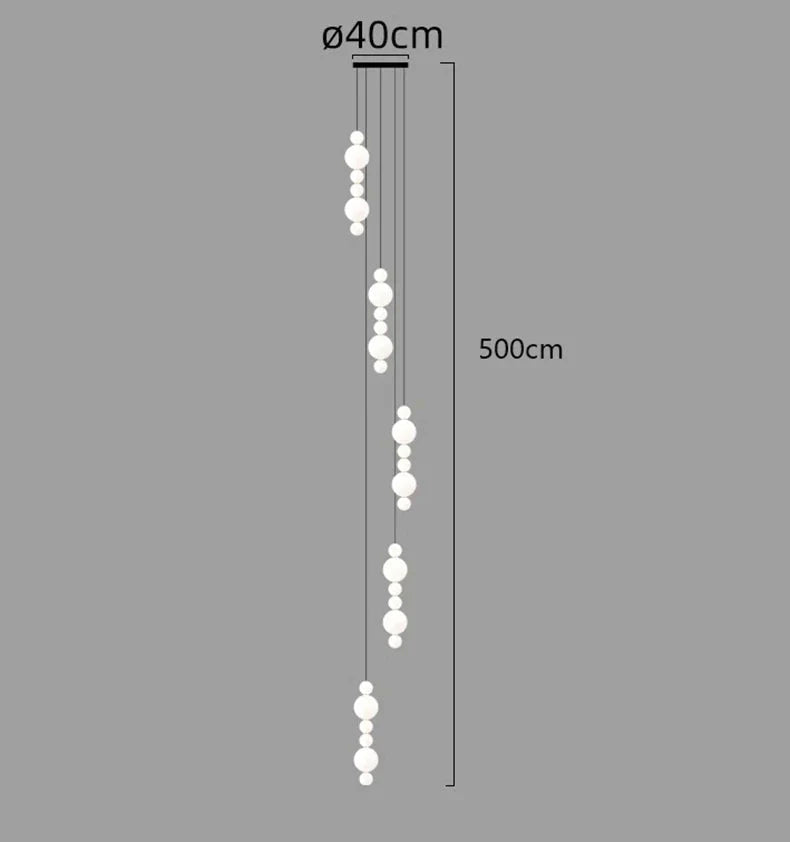 Luminaire Suspension design contemporain blanc – Référence : Aelina4723- - Nexa Lights
