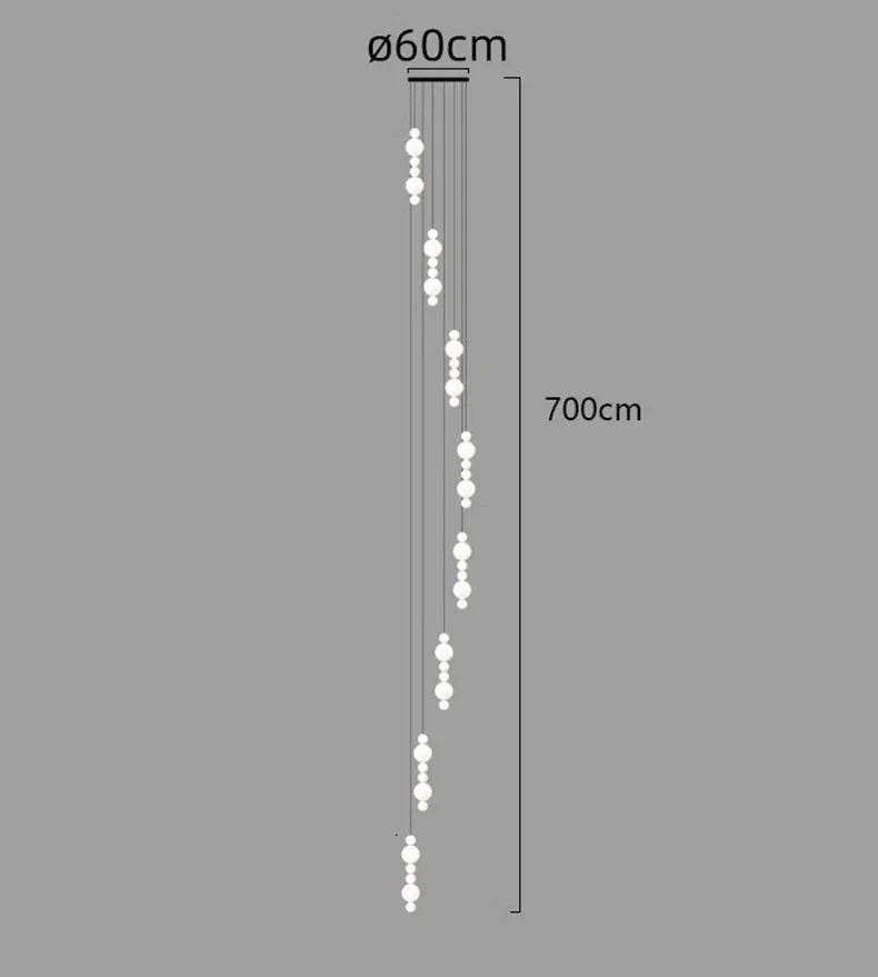 Luminaire Suspension design contemporain blanc – Référence : Aelina4723- - Nexa Lights