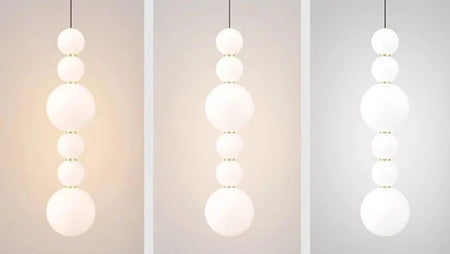 Luminaire Suspension design contemporain blanc – Référence : Aelina4723- - Nexa Lights