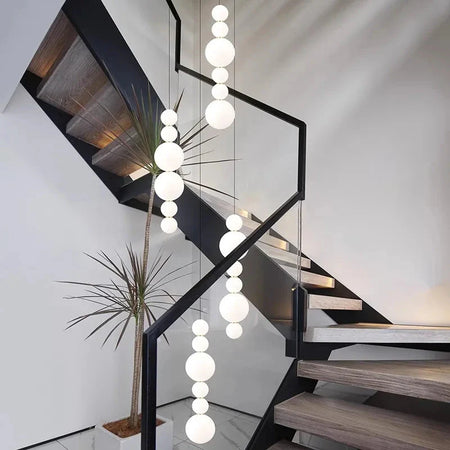 Luminaire Suspension design contemporain blanc – Référence : Aelina4723- - Nexa Lights