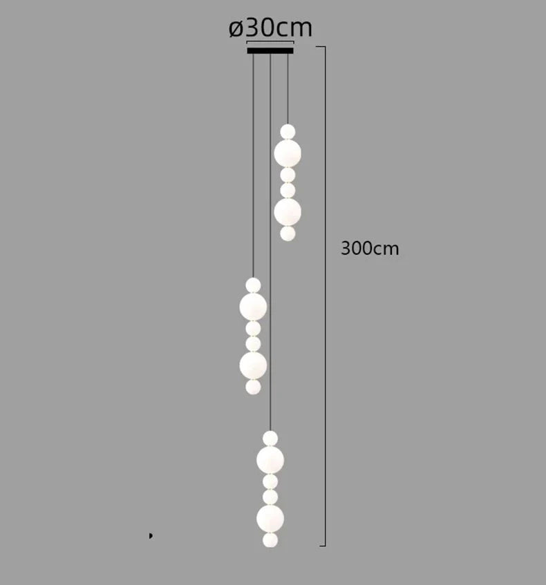Luminaire Suspension design contemporain blanc – Référence : Aelina4723- - Nexa Lights