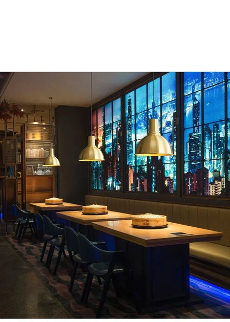 Luminaire Suspension design contemporain doré – Référence : Alvyn5623- - Nexa Lights