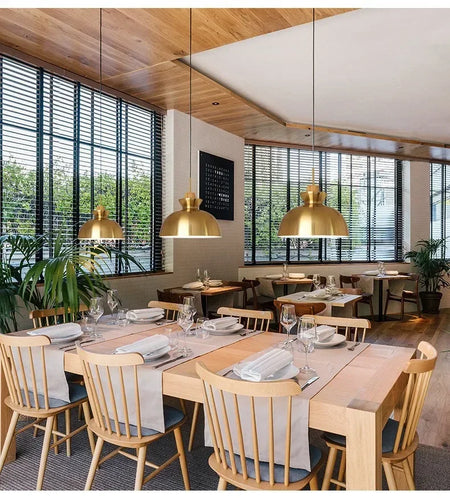 Luminaire Suspension design contemporain doré – Référence : Alvyn5623- - Nexa Lights