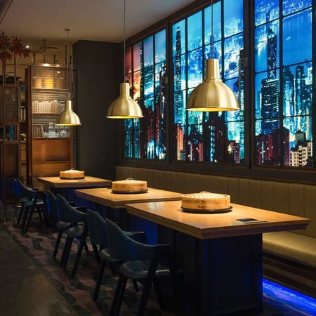 Luminaire Suspension design contemporain doré – Référence : Alvyn5623- - Nexa Lights