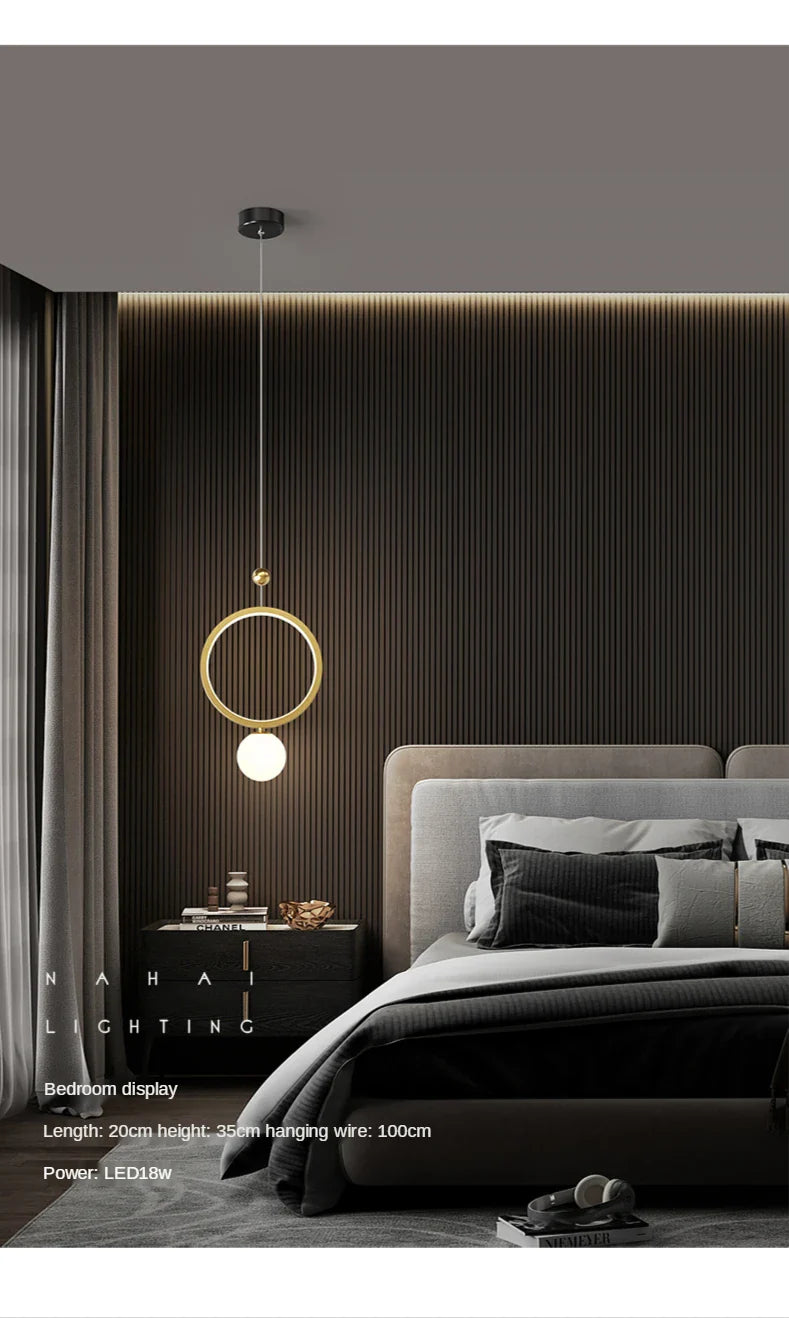 Luminaire Suspension design contemporain doré – Référence : Myrtille5623- - Nexa Lights