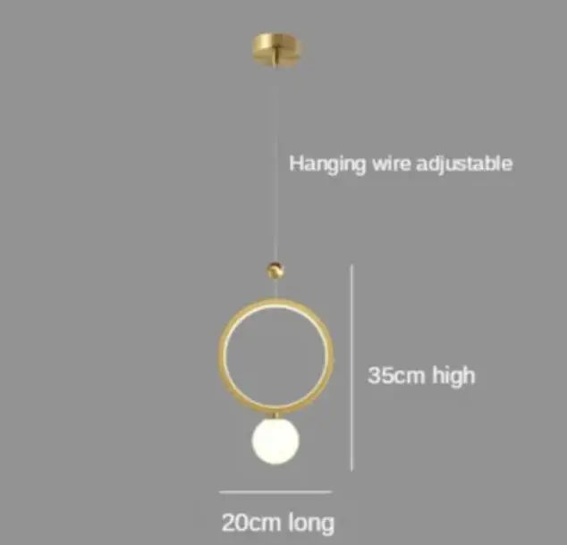 Luminaire Suspension design contemporain doré – Référence : Myrtille5623- - Nexa Lights