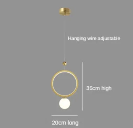 Luminaire Suspension design contemporain doré – Référence : Myrtille5623- - Nexa Lights