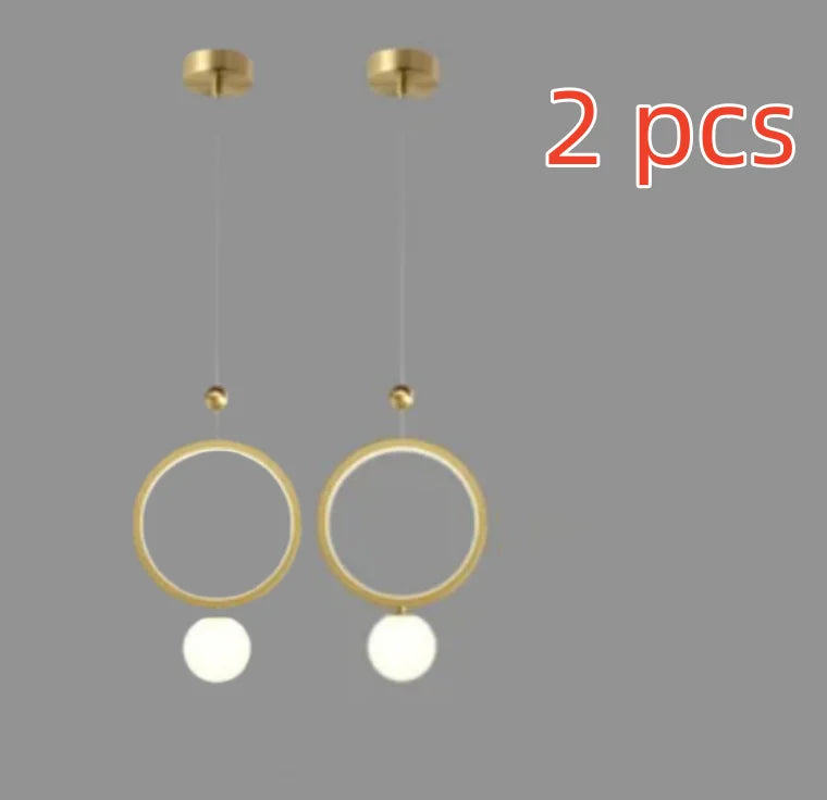 Luminaire Suspension design contemporain doré – Référence : Myrtille5623- - Nexa Lights