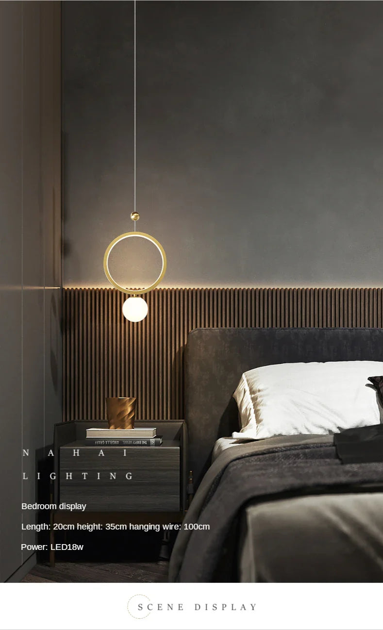 Luminaire Suspension design contemporain doré – Référence : Myrtille5623- - Nexa Lights