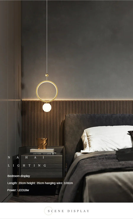 Luminaire Suspension design contemporain doré – Référence : Myrtille5623- - Nexa Lights