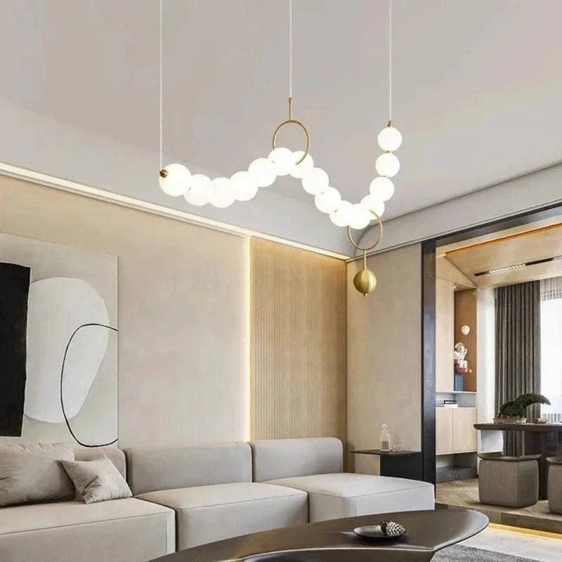 Luminaire Suspension design contemporain en acrylique – Référence : Maren5678- - Nexa Lights