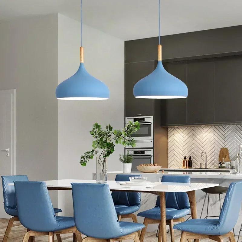 Luminaire Suspension design contemporain en bois – Référence : Marlon5827-Luminaire Suspendu - Nexa Lights