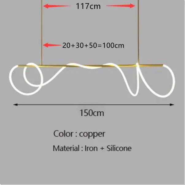 Luminaire Suspension design contemporain en chrome – Référence : Marisol4820-Luminaire Suspendu - Nexa Lights