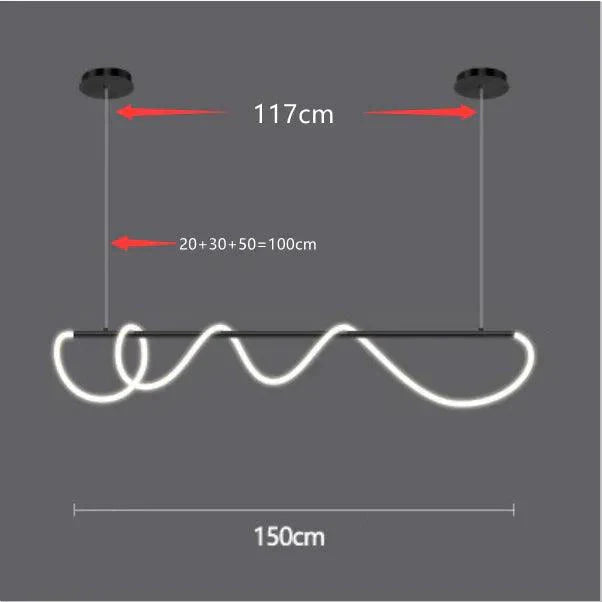 Luminaire Suspension design contemporain en chrome – Référence : Marisol4820-Luminaire Suspendu - Nexa Lights