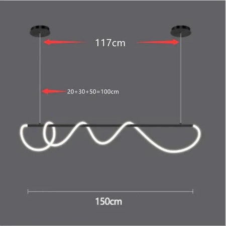 Luminaire Suspension design contemporain en chrome – Référence : Marisol4820-Luminaire Suspendu - Nexa Lights