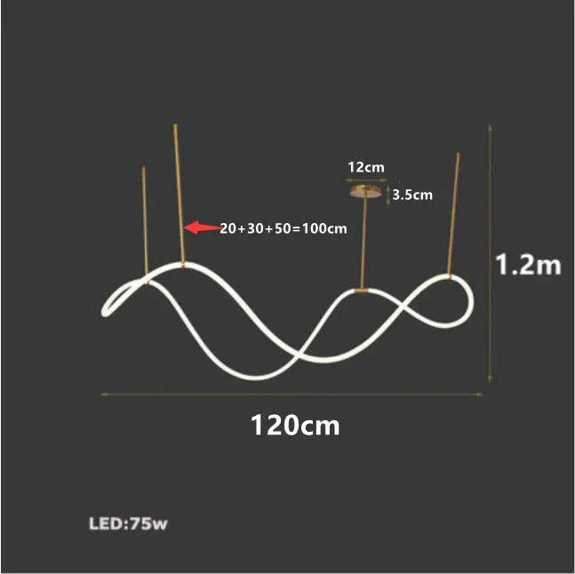 Luminaire Suspension design contemporain en chrome – Référence : Marisol4820-Luminaire Suspendu - Nexa Lights