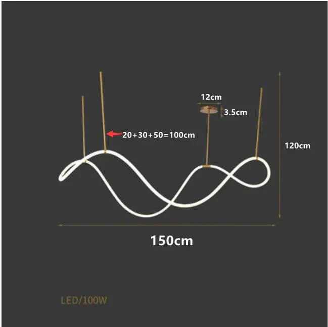 Luminaire Suspension design contemporain en chrome – Référence : Marisol4820-Luminaire Suspendu - Nexa Lights