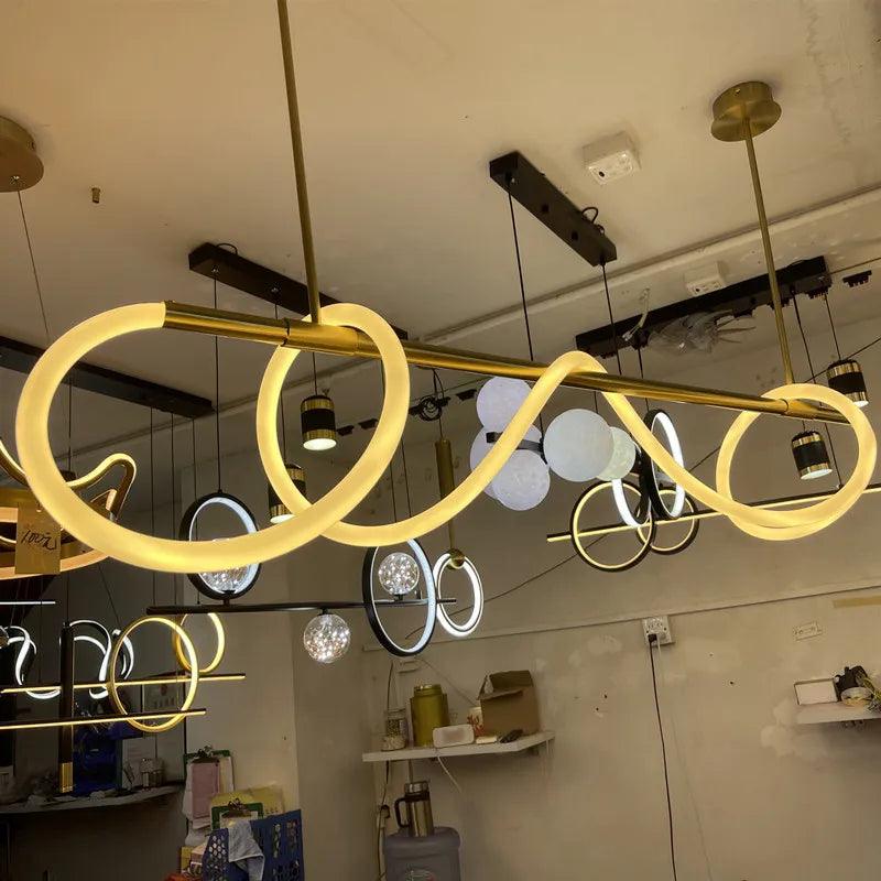 Luminaire Suspension design contemporain en chrome – Référence : Marisol4820-Luminaire Suspendu - Nexa Lights