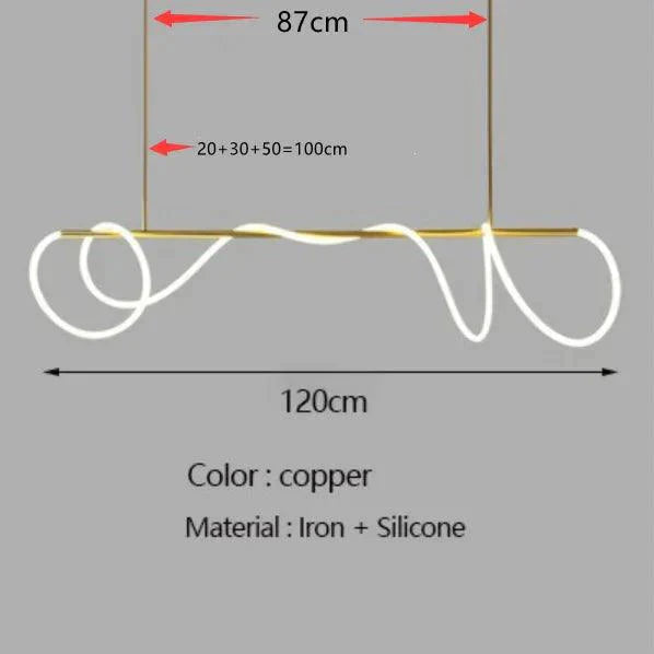 Luminaire Suspension design contemporain en chrome – Référence : Marisol4820-Luminaire Suspendu - Nexa Lights