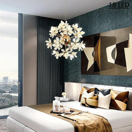 Luminaire Suspension design contemporain en cristal – Référence : Alix4723- - Nexa Lights