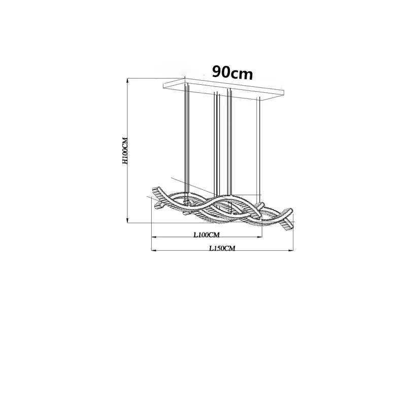Luminaire Suspension design contemporain en cristal – Référence : Maélys4723- - Nexa Lights