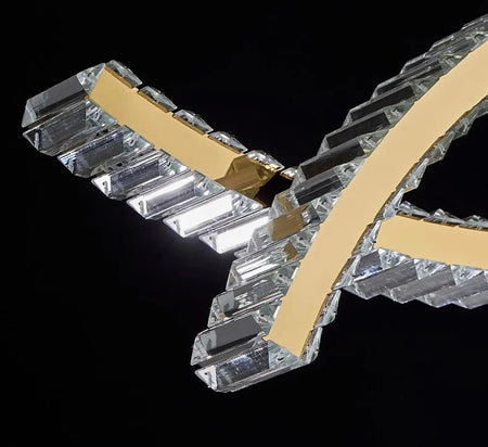 Luminaire Suspension design contemporain en cristal – Référence : Maélys4723- - Nexa Lights