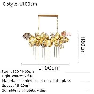Luminaire Suspension design contemporain en cristal – Référence : Marisella4783-Luminaire Suspendu - Nexa Lights