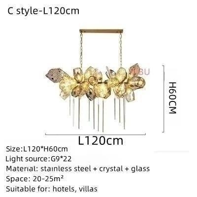 Luminaire Suspension design contemporain en cristal – Référence : Marisella4783-Luminaire Suspendu - Nexa Lights