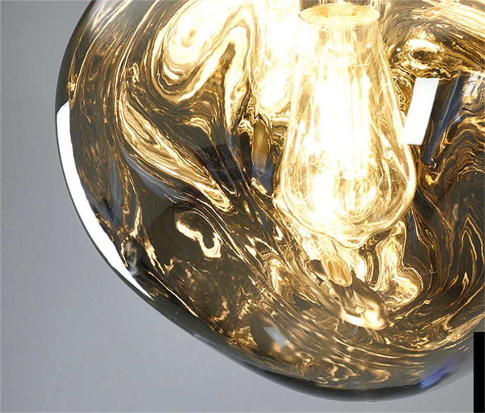 Luminaire Suspension design contemporain en cuivre – Référence : Nélia5823- - Nexa Lights