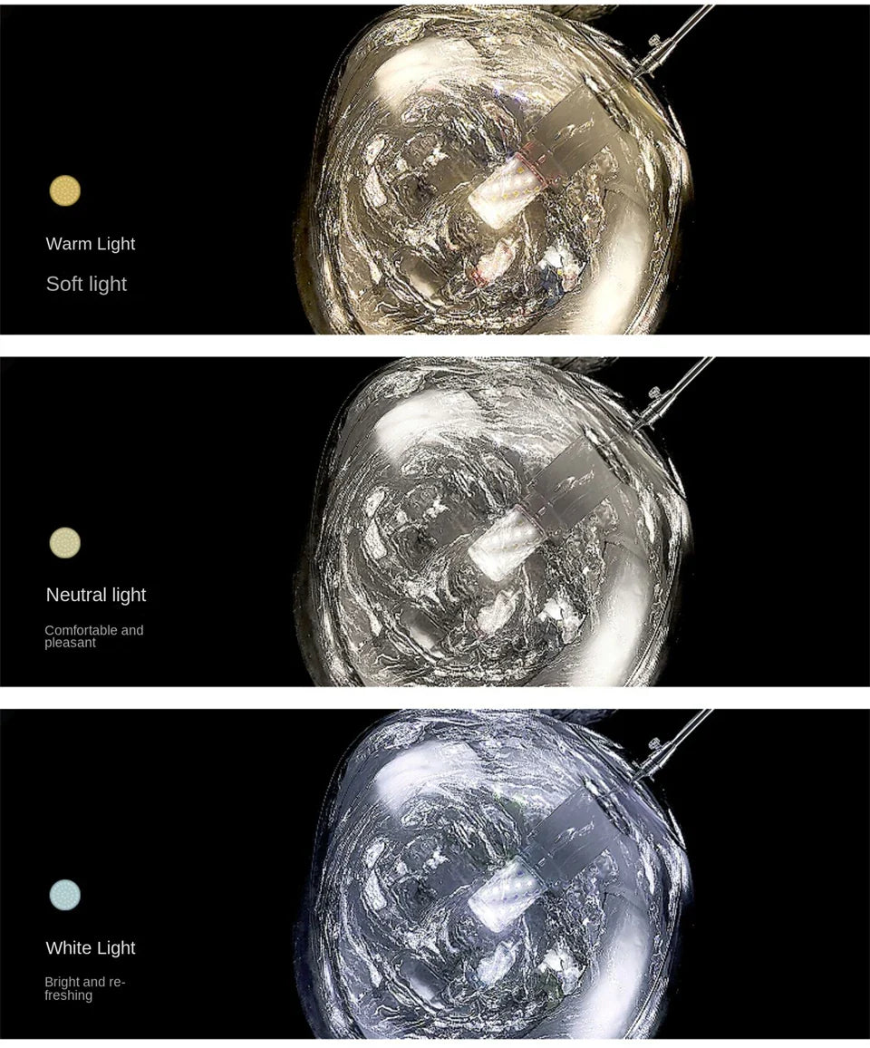 Luminaire Suspension design contemporain en cuivre – Référence : Nélia5823- - Nexa Lights