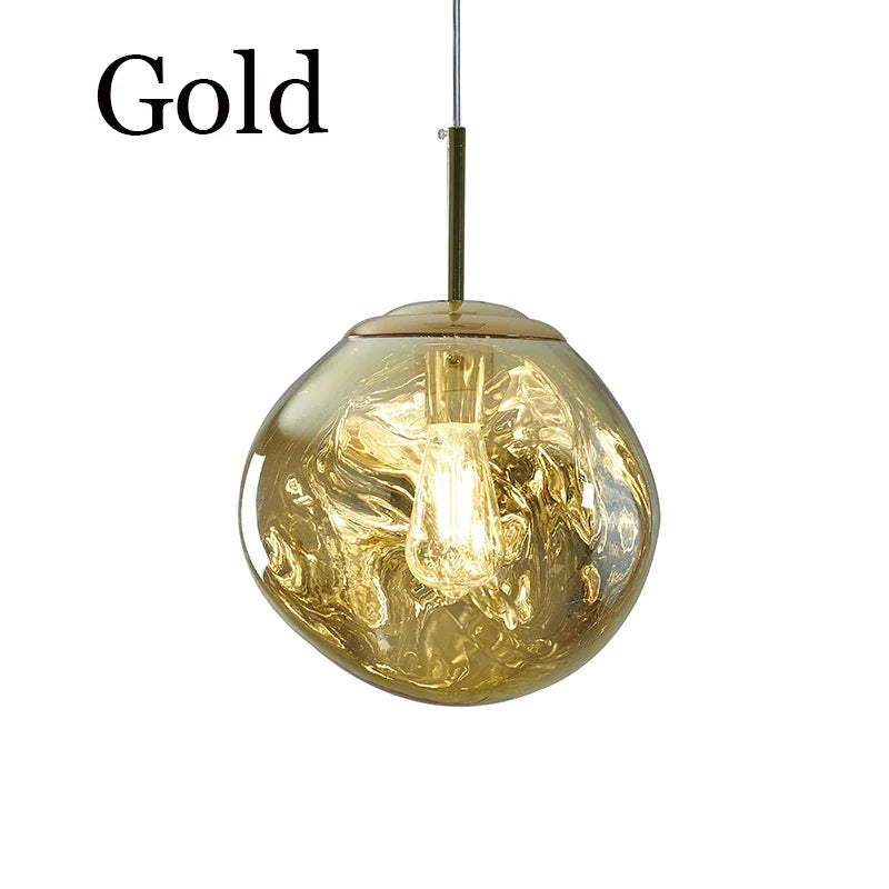 Luminaire Suspension design contemporain en cuivre – Référence : Nélia5823- - Nexa Lights