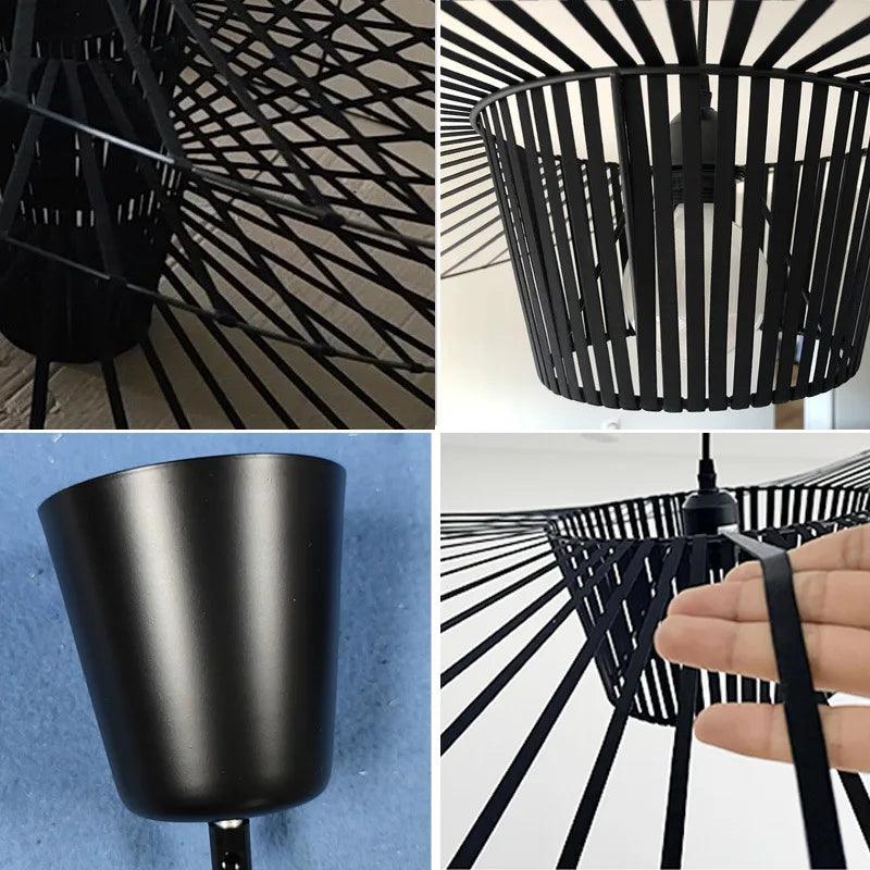 Luminaire Suspension design contemporain en fer noir – Référence : Alvyn4327-Luminaire Suspendu - Nexa Lights