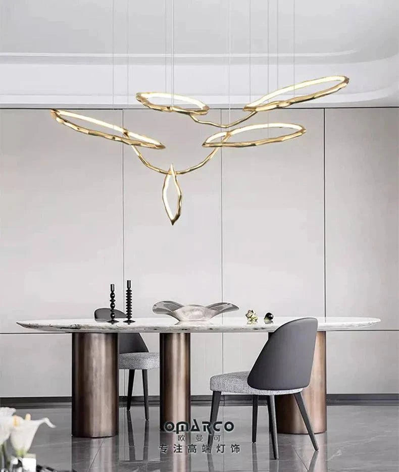 Luminaire Suspension design contemporain en métal – Référence : Althéa5623- - Nexa Lights