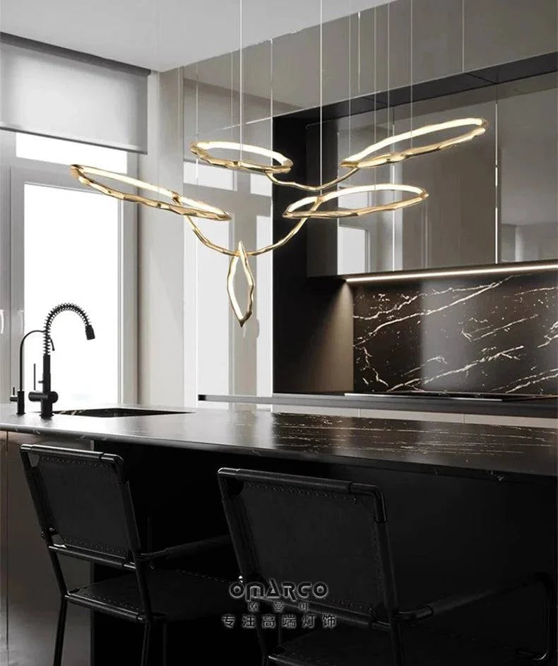 Luminaire Suspension design contemporain en métal – Référence : Althéa5623- - Nexa Lights